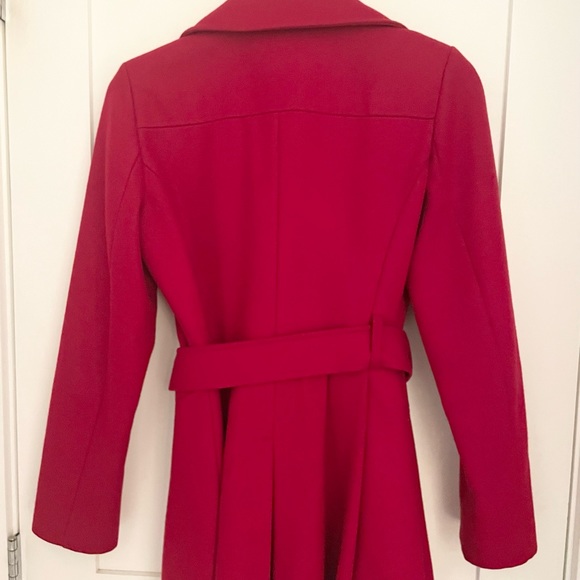 Stunning Red Pea Coat. Via Spiga. Perfect condition. Size 8. - Picture 2 of 7